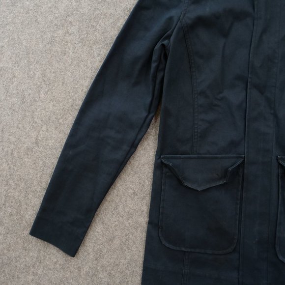 Aether Jacket Womens Small 1 Blue Hooded Full Zip Rain Pockets Long Sleeve - Picture 6 of 14